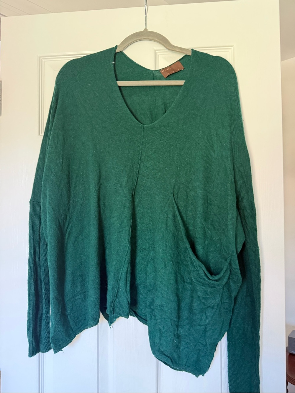 Kerisma Emerald Green V-Neck Sweater